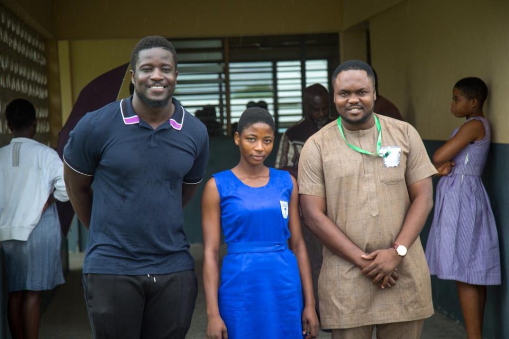 Jeremia Attaochu Visits Dorothy Tsekpor