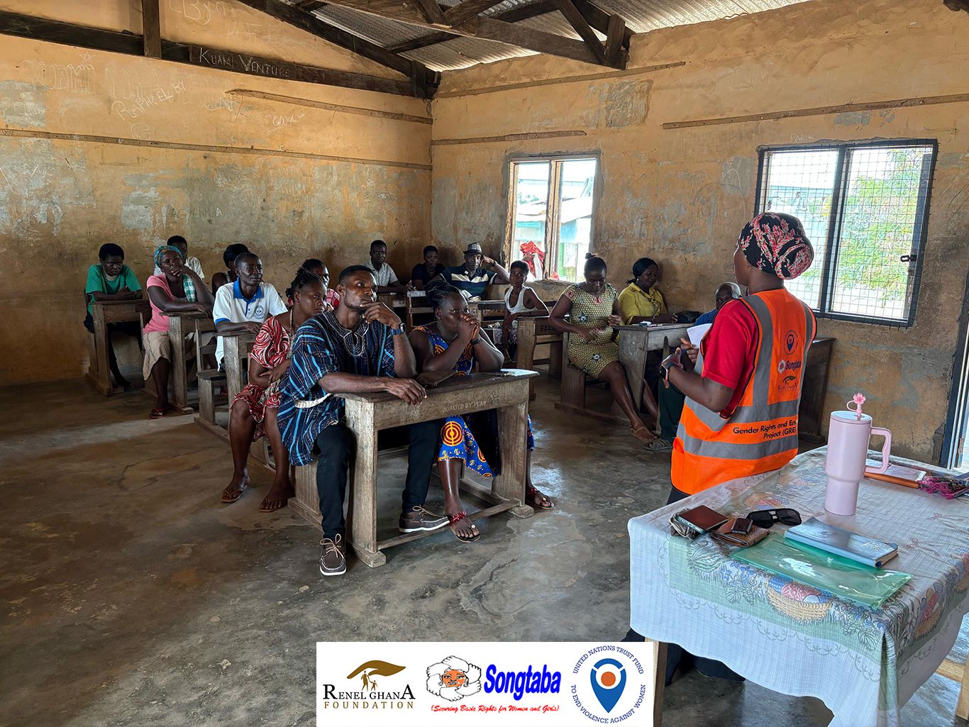 Community Sensitization on IPV – Suprudo, Ekumfi District