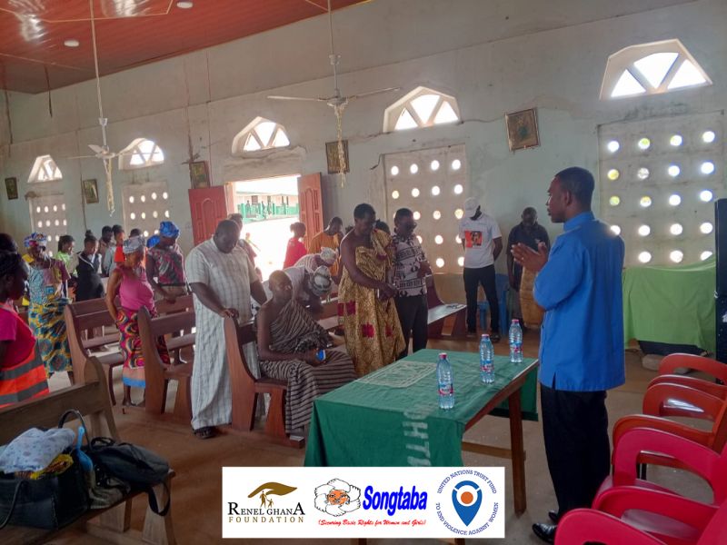 𝐆ender Rights and Empowerment Project Sensitization in Ekumpoanu – Ekumfi District